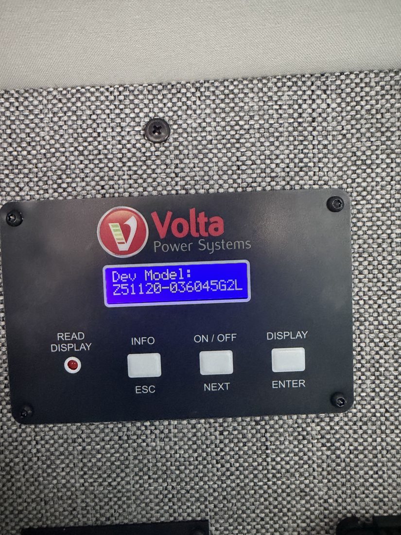 Volta panel: Model · Z51120-036045G2L